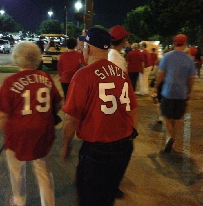 A Couple At Tonight's Rangers Game