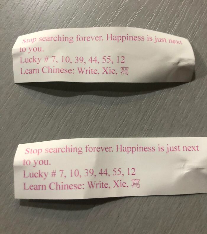 My Parent’s Fortune Cookies Match Making Them Together Perfectly