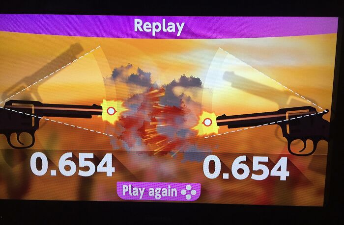 Me And The Wife's First Attempt At 1-2 Switch. Tied To The Thousandth Of A Second