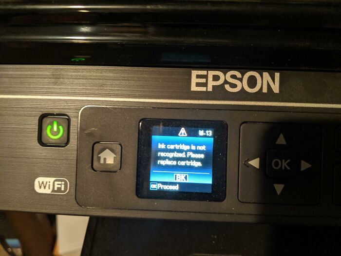 Mi impresora acaba de hacer una actualización de firmware y ya no reconoce mi tinta de terceros