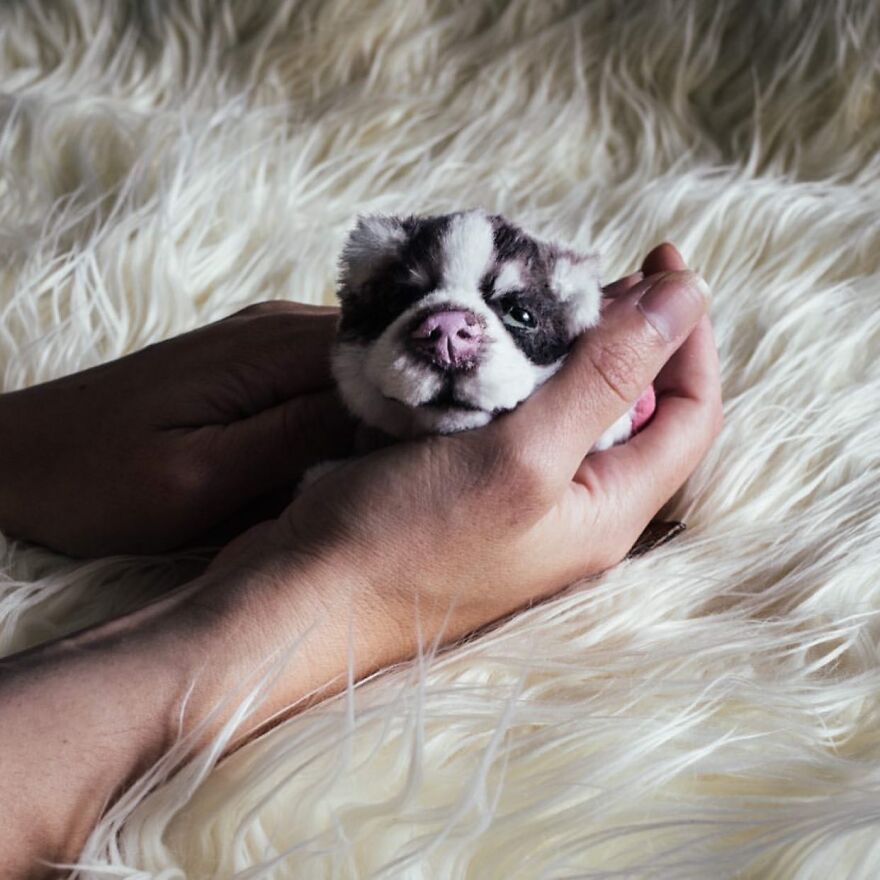 I’m Creating Pets And Animals By Hand, Only Using Needle, Thread And Faux Fur