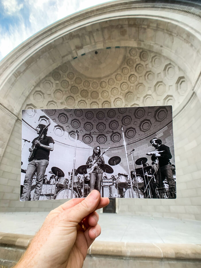 The Grateful Dead, May 5th 1968 At The Bandshell In Central Park. Original Photo By Joe Sia