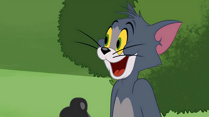 Tom and Jerry character Tom is happy