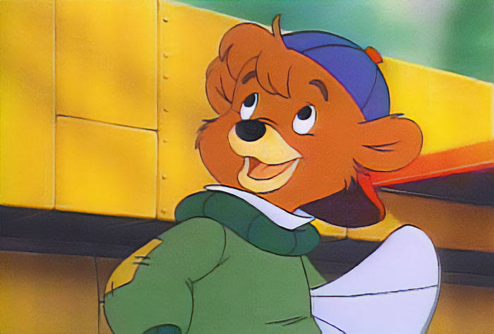 TaleSpin character Kit Cloudkicker is positive
