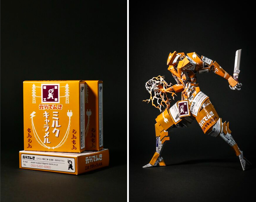 A Japanese Artist Gives Food Packages A Second Life By Turning Them Into Works Of Art (20 New Pics)
