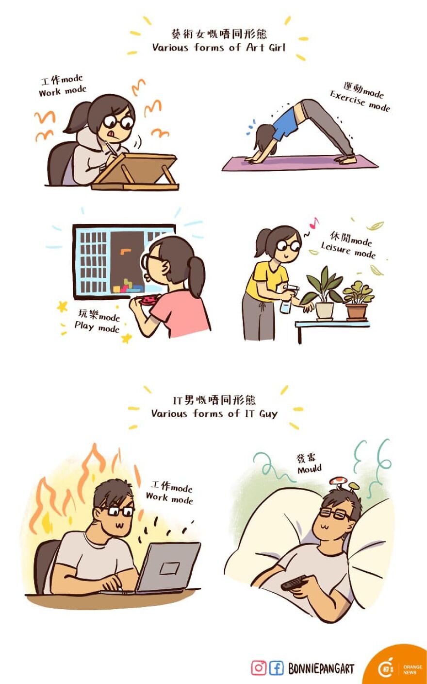 Artist Draws Her Everyday Life With An It Guy In New Amusing Comics