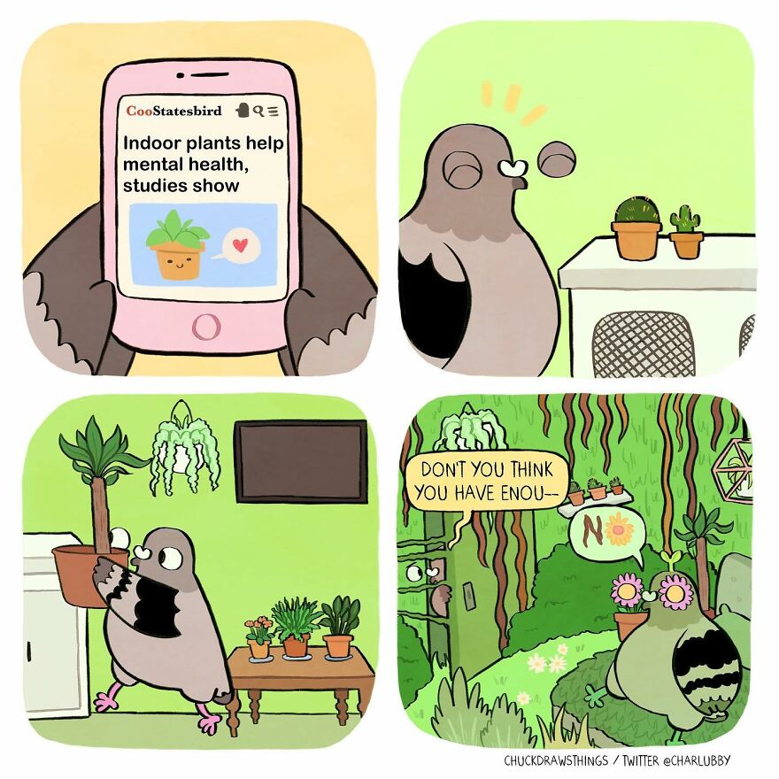 Artist Who Lives With Anxiety And Depression Creates A Pigeon As The Narrator Of His Comics That Will Bring A Smile To His Face (Interview With Artist)