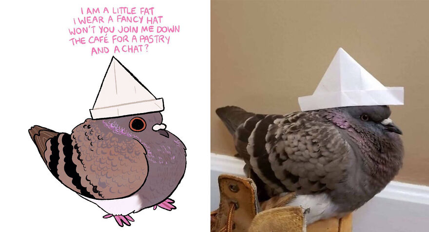 Artist Who Lives With Anxiety And Depression Creates A Pigeon As The Narrator Of His Comics That Will Bring A Smile To His Face (Interview With Artist)