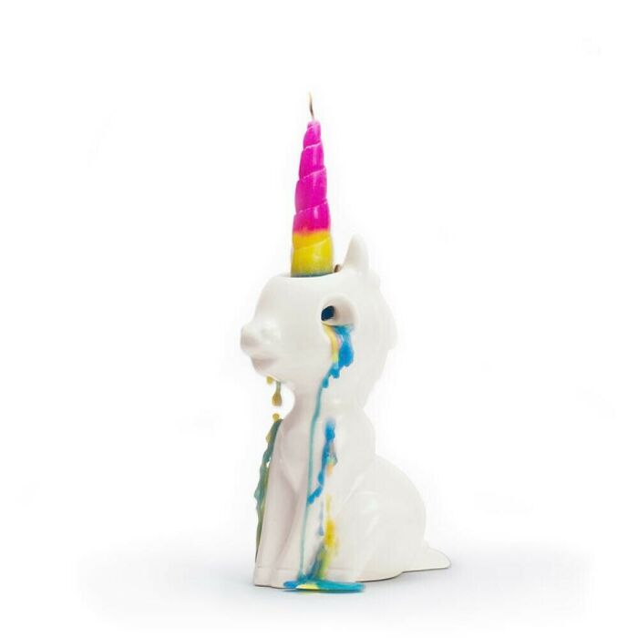 Crying Unicorn Candle - $24.79