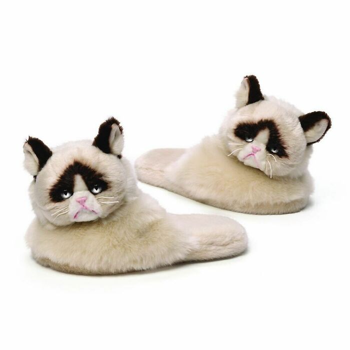 Grumpy Cat Plush Slippers - $85.47