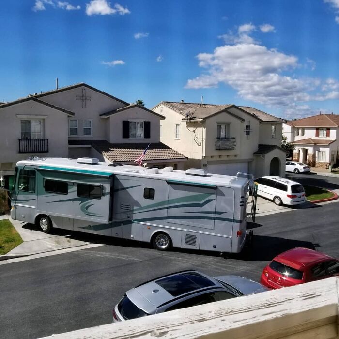 This Is Why I Can't Wait To Move! The Guy Across The Street Is A Pervert Scumbag Who Blocks Our Entire Street With RVs That He Repairs As A Side Business From His Home