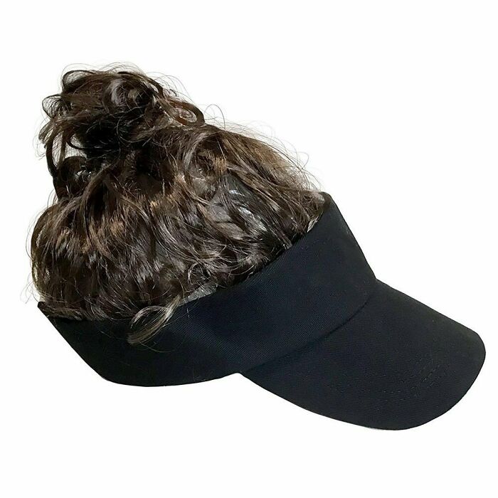 Yes!! I’ve Always Wanted To Have A Man Bun Visor!