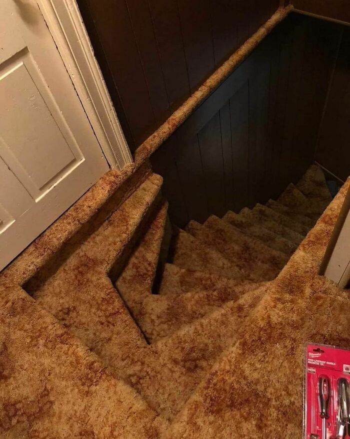 Death Trap Stairs If I Ever Saw One. Damn