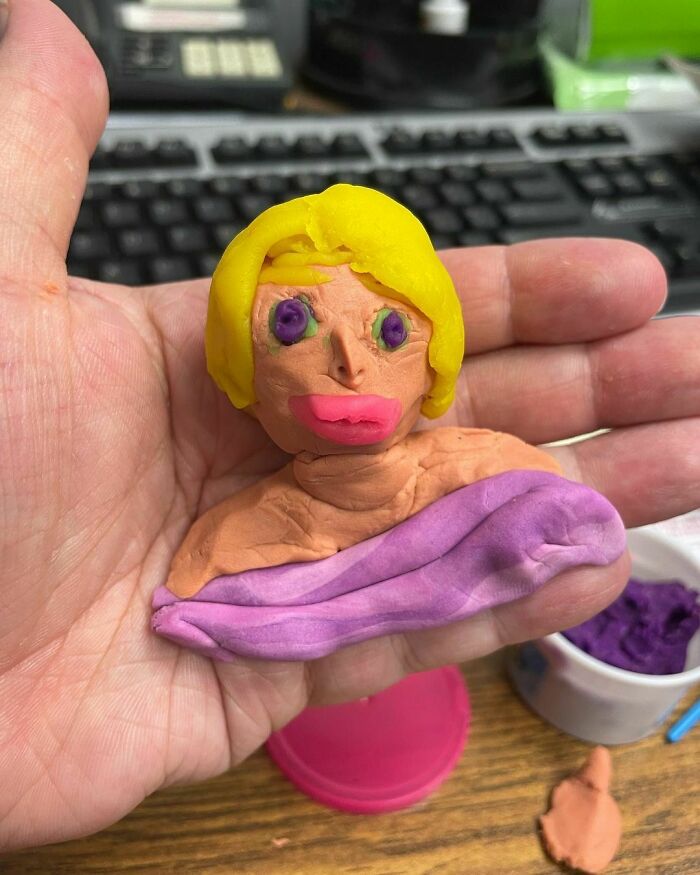 I’m Known Far And Wide For My Incredible Sculpting Abilities. The Next Michelangelo, They Call Me. I Am A Play Dough Artiste And Joan Rivers (RIP) Is My Muse