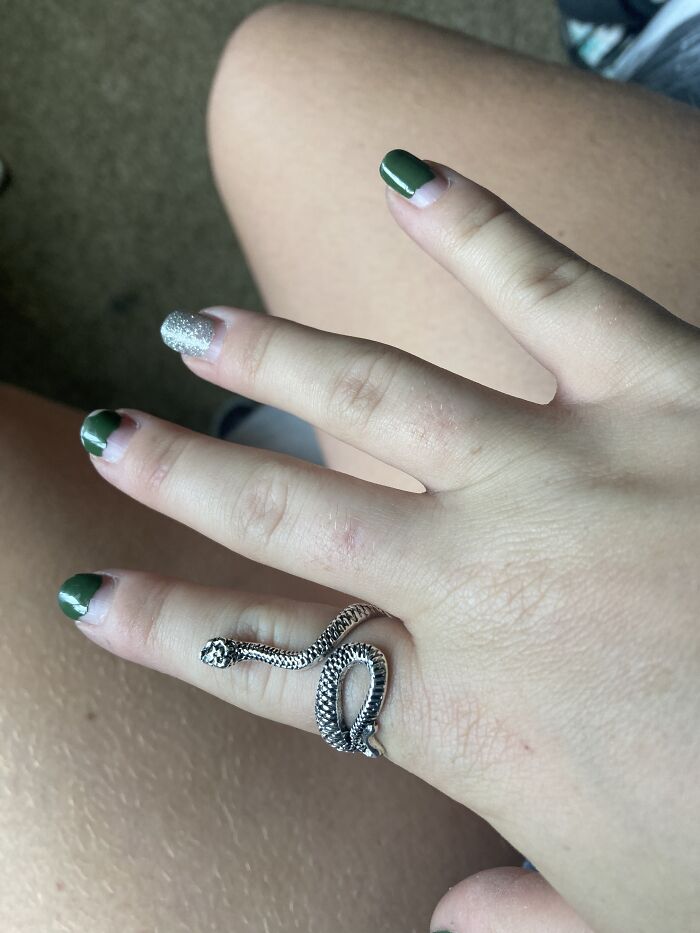My Snake Ring That My Friend Got For Me For My Bday 🐍✨