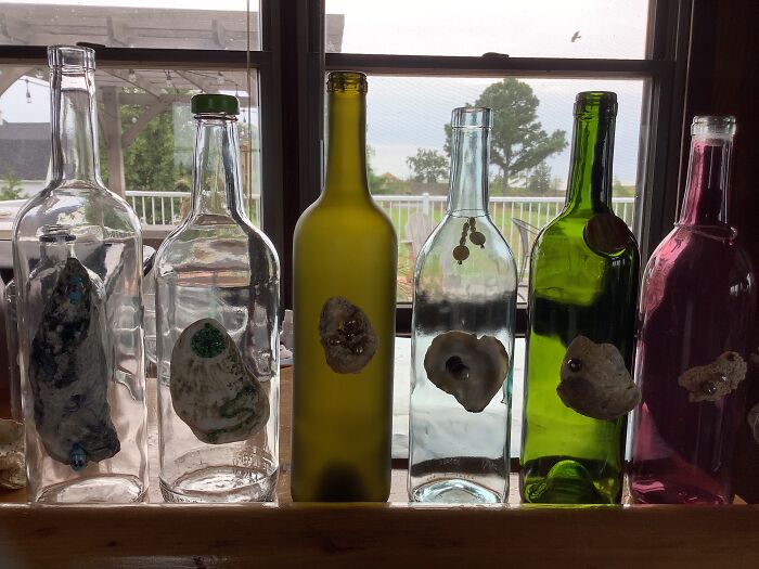 Deco Wine Bottles