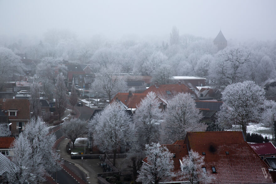 Den Ham Covered In Hoar Frost