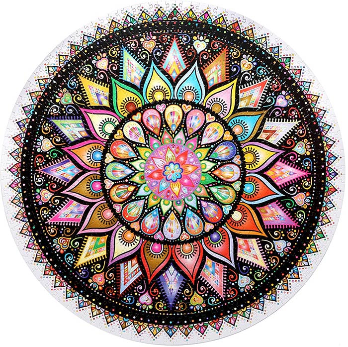 Colorido mandala geométrico
