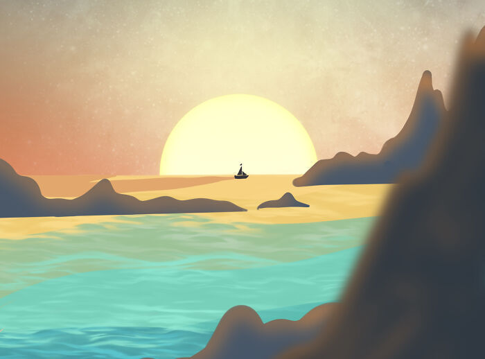 I Made My First Artwork On Procreate!