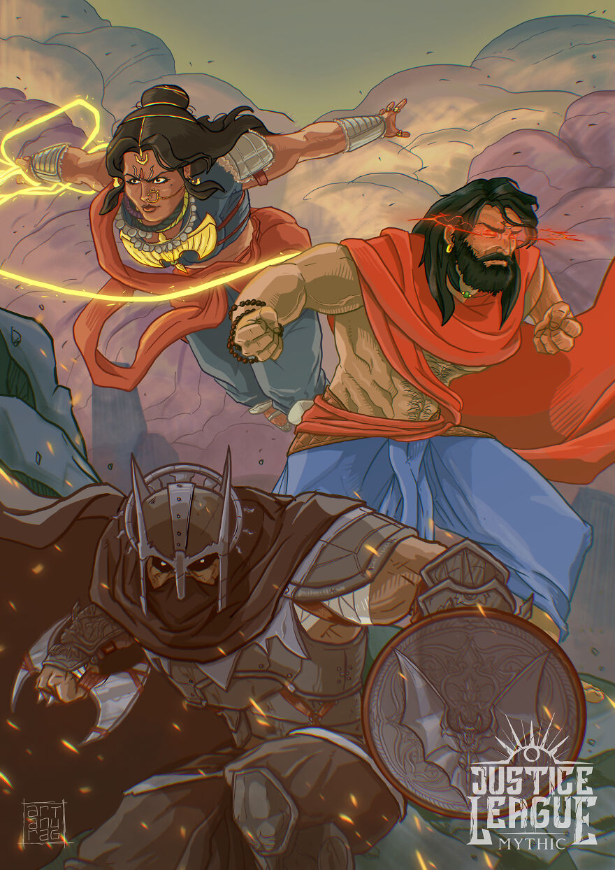 I Reimagined The Justice League In An Indian Mythological Setting