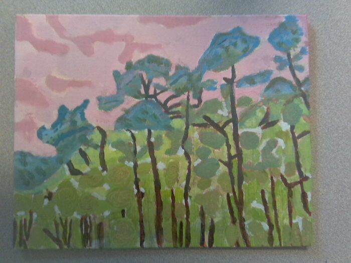 Painting Of Alabama Trees