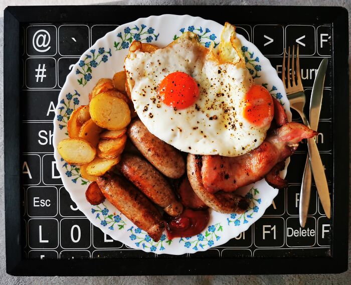 A Cooked Breakfast Is Very Popular In The United Kingdom