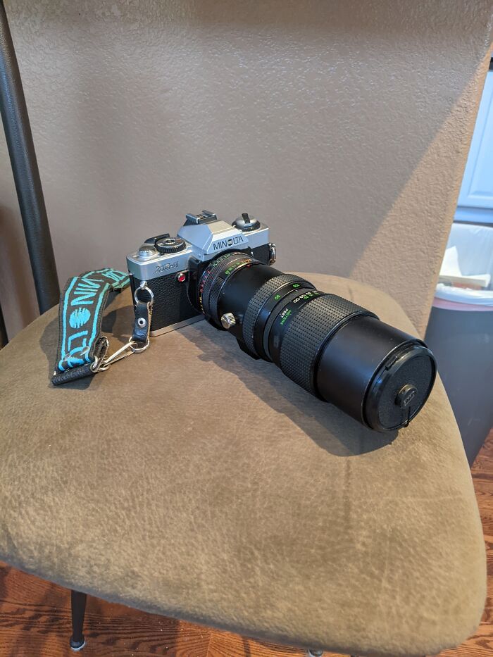 Was Going Renovations In My Basement, Found This Epic Camera