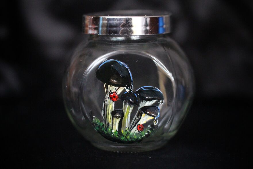 I Do Crazy Detailed Paintings On Glass, Which You Can Also Use