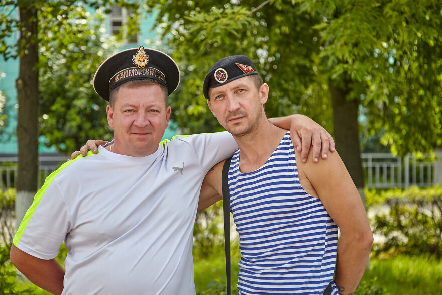 Celebration Of The Russian Navy 2022 In A Provincial Town.