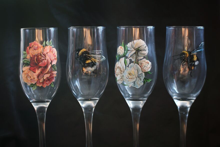 I Do Crazy Detailed Paintings On Glass, Which You Can Also Use