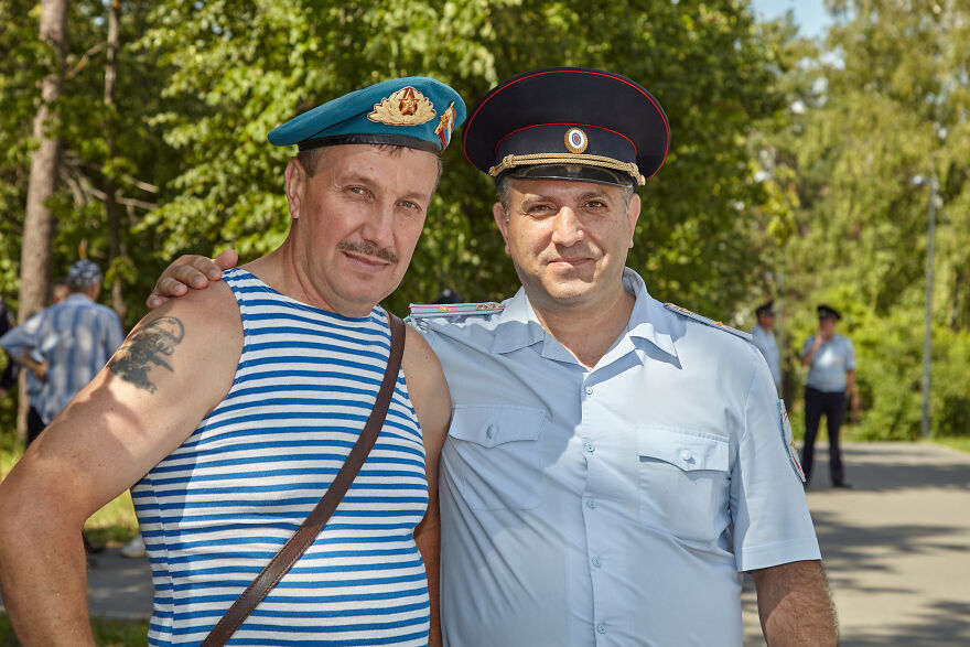 Celebration Of The Airborne Troops Of Russia In A Provincial Town