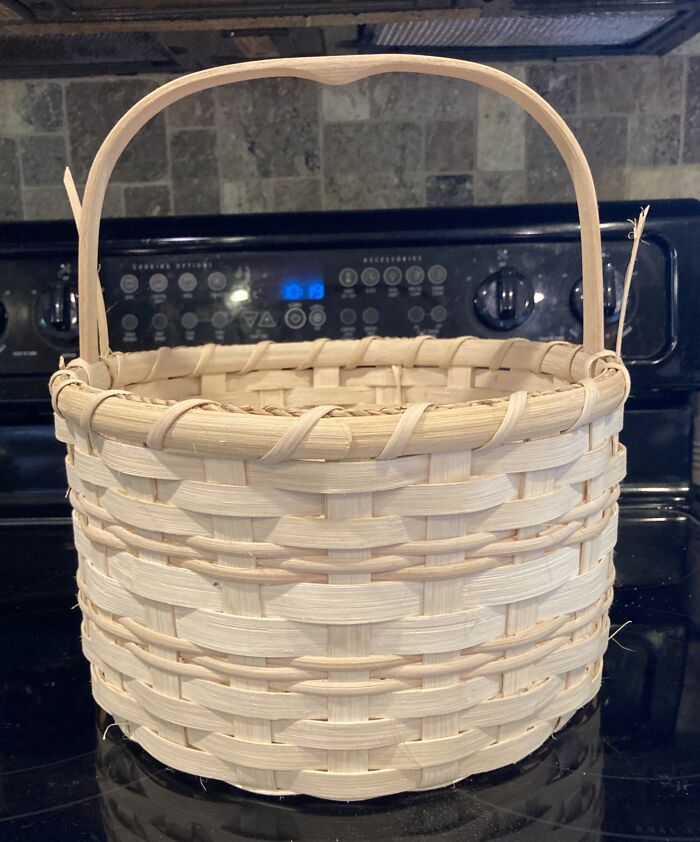 Basket Still Need To Trim Up, Add Red Curls And Stain