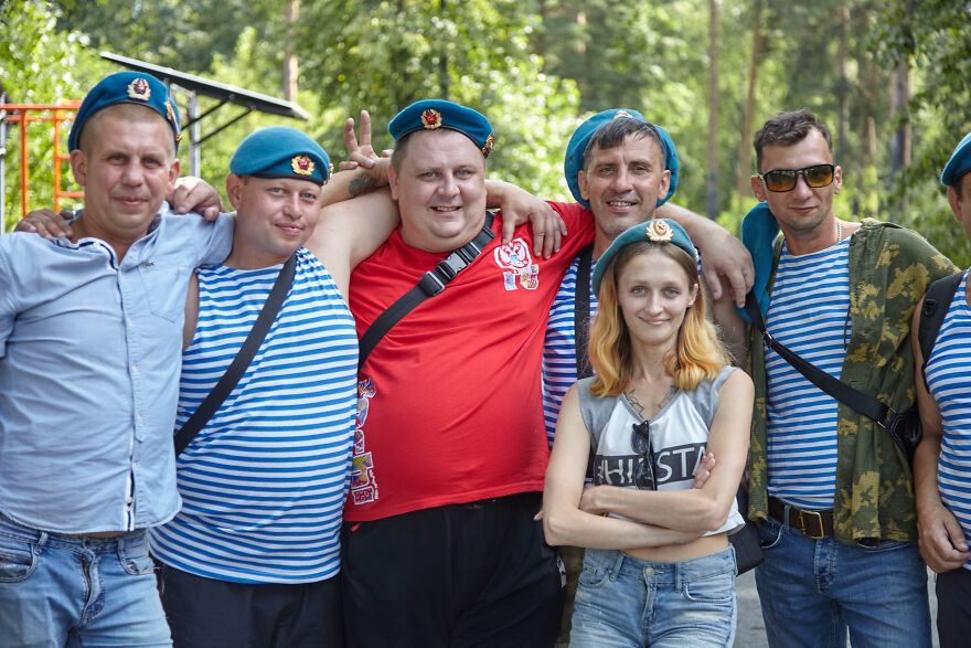 Celebration Of The Airborne Troops Of Russia In A Provincial Town