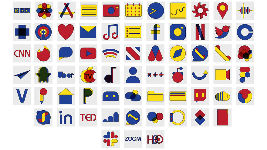 I Created These Bauhaus iOS Icons And Wallpapers In 3 Days