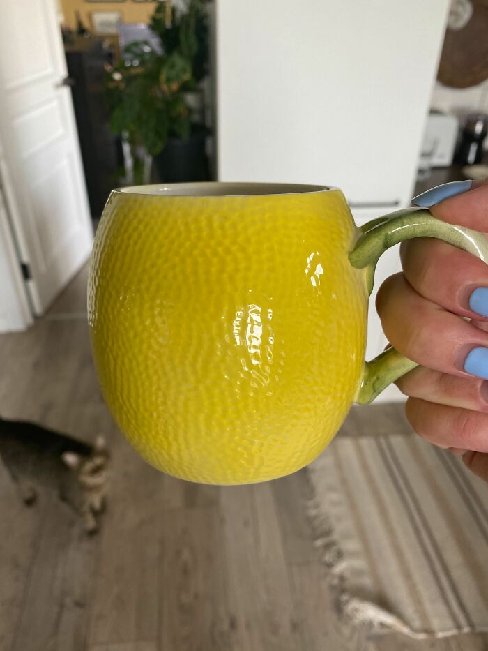 Found This Mug At A Thrift Store, It Looks Like A Lemon And I Love It