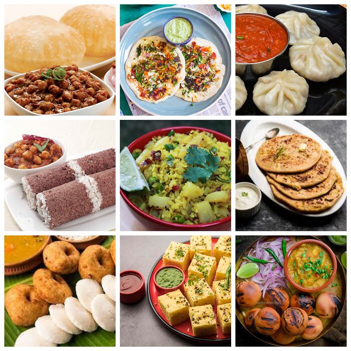 Just A Fraction Of All The Different Breakfasts In India (Best Part - It's All Vegetarian!)