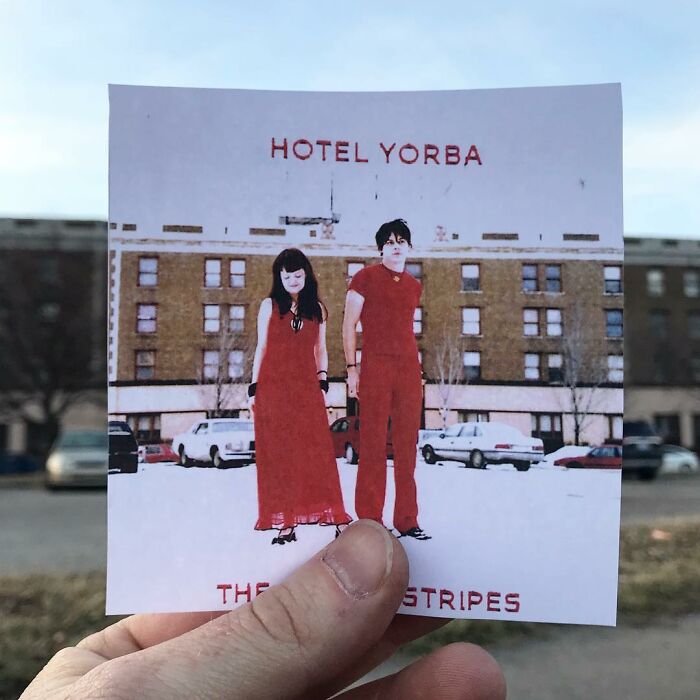 The White Stripes, 2001, Hotel Yorba Cover. Taken By Pat Pantano