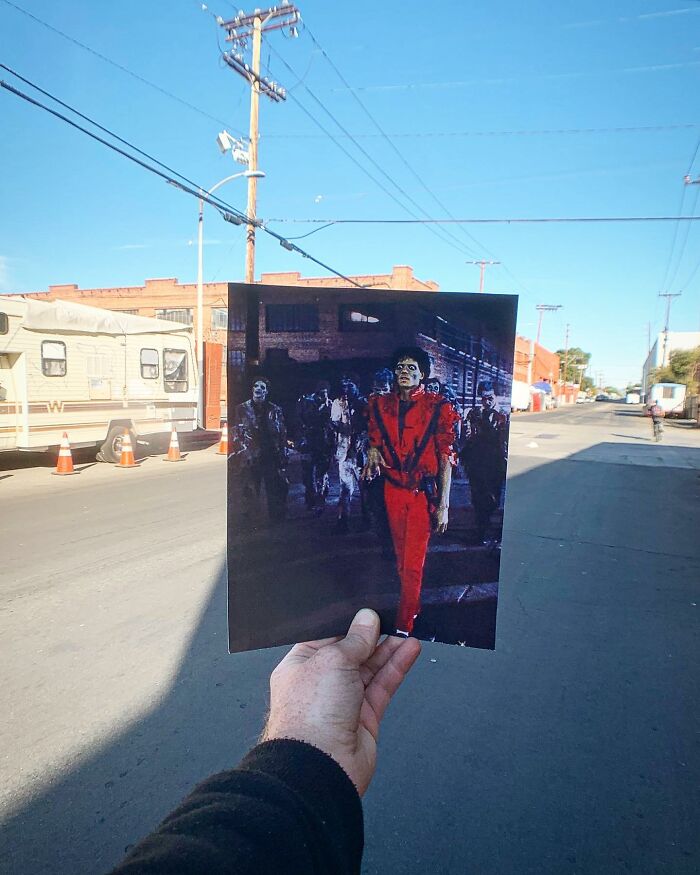 Still From Michael Jackson’s “Thriller” Music Video, 1983. Shot By John Landis