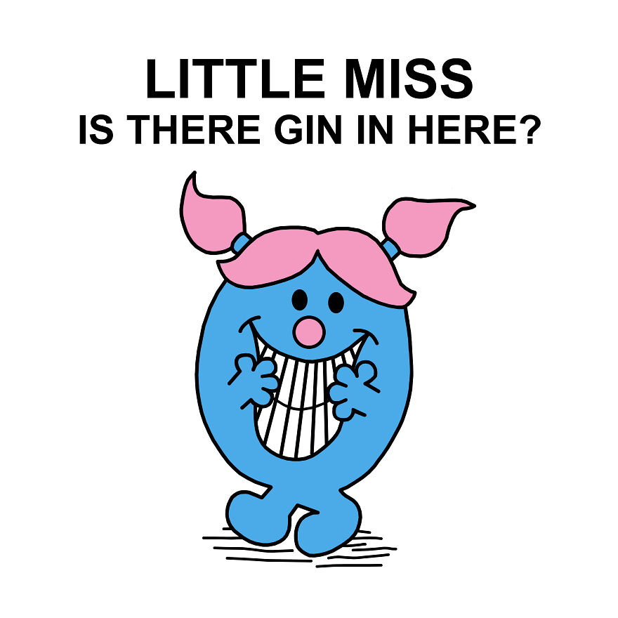 Little Miss And Mr. Men 32 Illustrations By Me Bored Panda