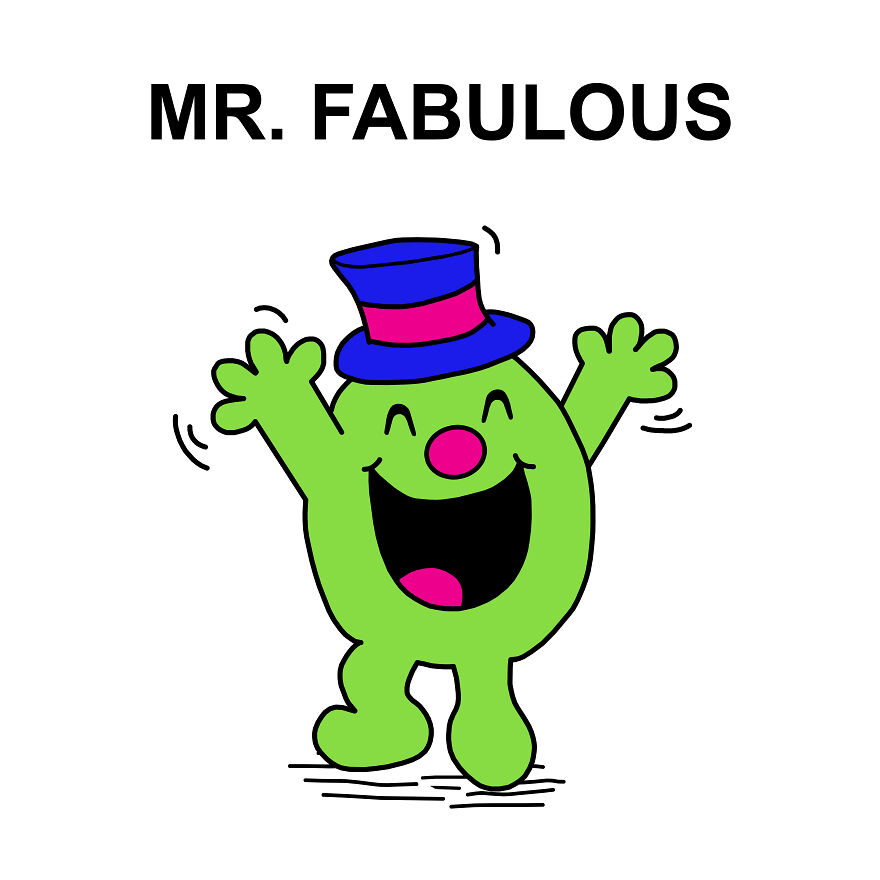 Little Miss And Mr. Men: 32 Illustrations By Me
