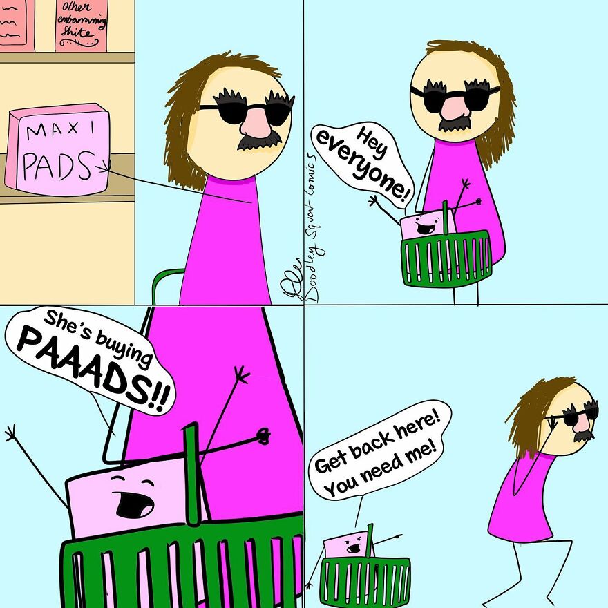 New Witty Comics From The Australian Artist That Every Woman Can Relate To