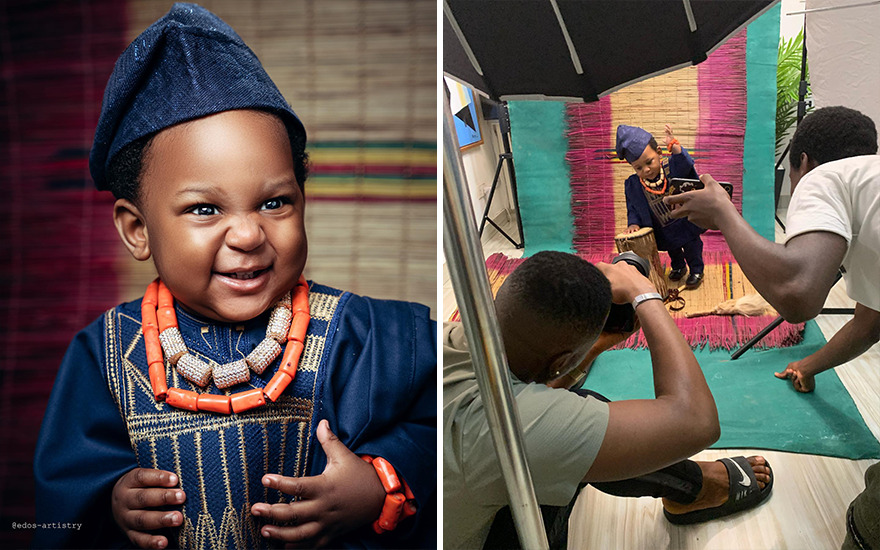 Nigerian Photographer Reveals Behind The Scenes Of His Photos, Which Makes Them Even More Impressive(New Pics)