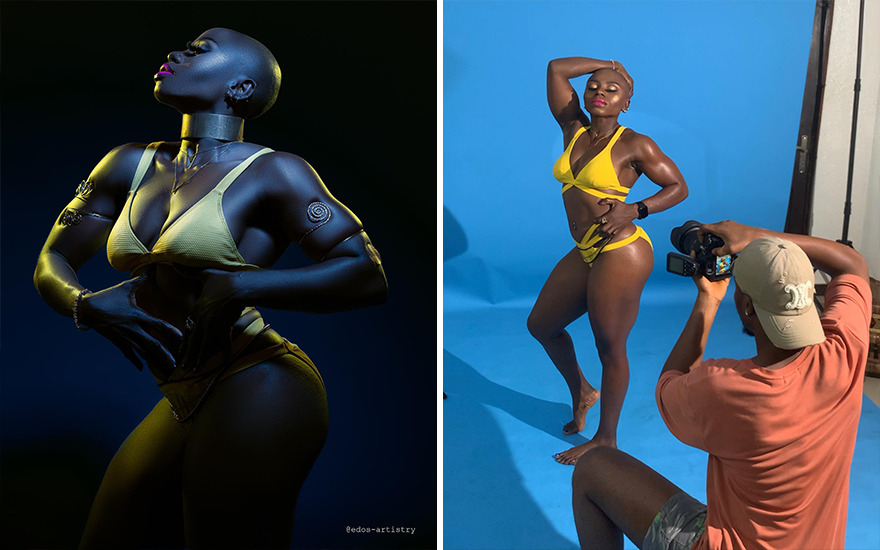 Nigerian Photographer Reveals Behind The Scenes Of His Photos, Which Makes Them Even More Impressive(New Pics)