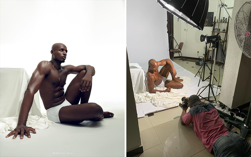 Nigerian Photographer Reveals Behind The Scenes Of His Photos, Which Makes Them Even More Impressive(New Pics)