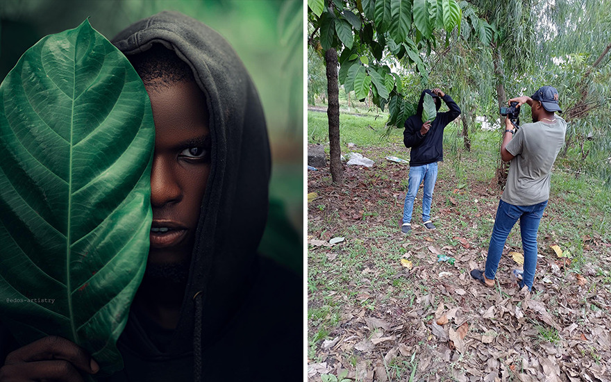 Nigerian Photographer Reveals Behind The Scenes Of His Photos, Which Makes Them Even More Impressive(New Pics)