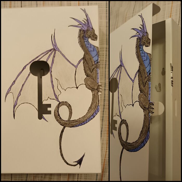 I Decorated My Key Cabinet