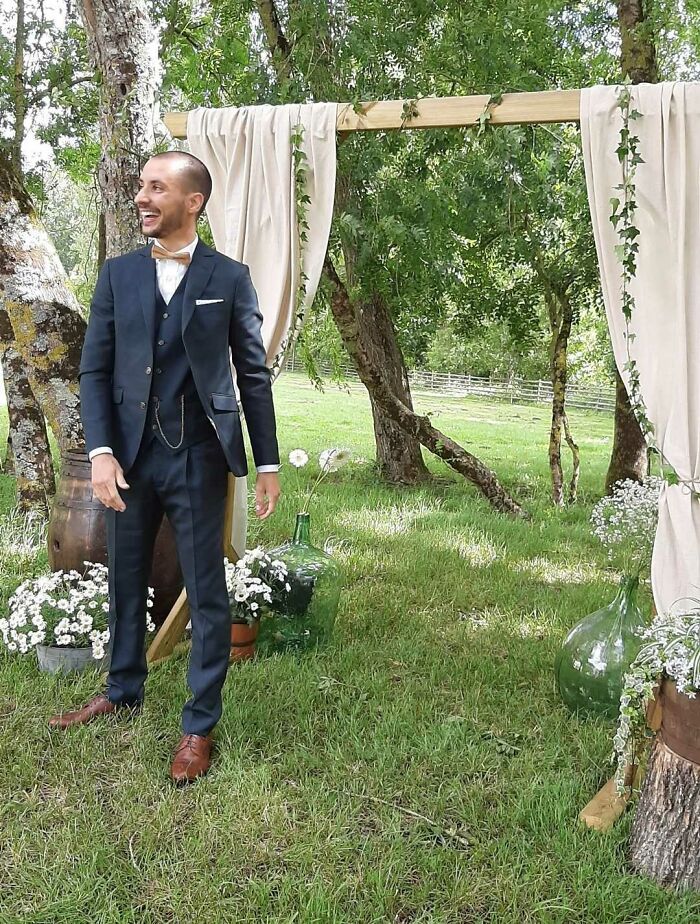 My Husband Had His Suit Tailor Made, And The Pocket Watch Was My Wedding Present To Him
