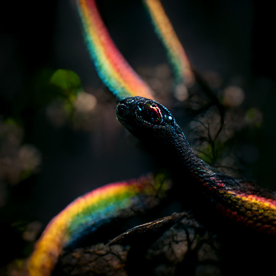 The Beauty Of A Shade Snake