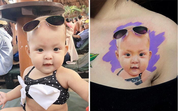 30 Hyper-Realistic Tattoos That Look Like They’ve Been Imprinted On The Skin