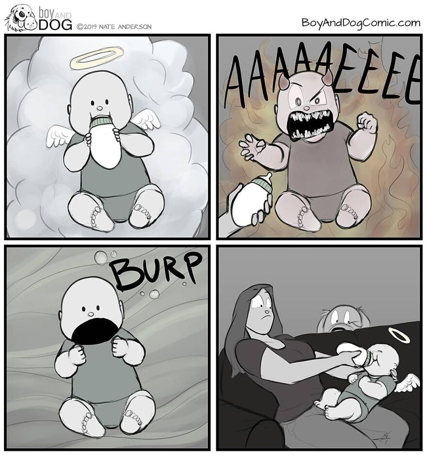 These Adorable Comics About The Friendship Between A Dog And A Baby Are Too Easy To Relate To(New Comics)